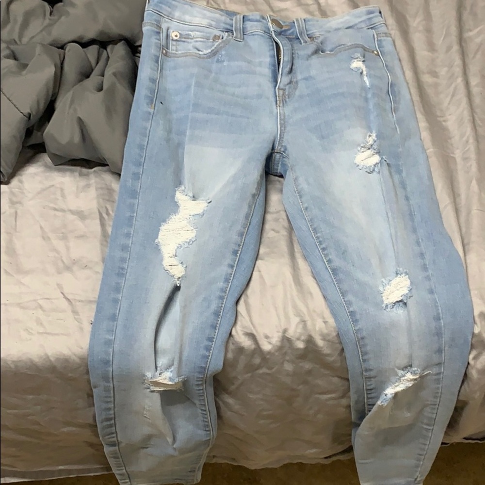 Light blue aero jeans